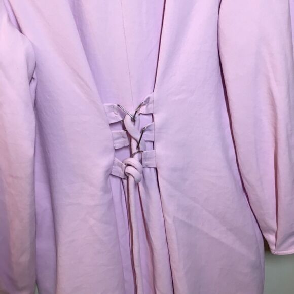 RTR Tibi Chalky Drape Corset longsleeve Dress Pink‎ - Picture 4 of 15